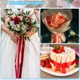thumbnail image 6 of Uxcell 2 Inch 10 Yard Satin Ribbon Grosgrain Thin Solid Silk Wedding Bouquet Ribbon for Valentine's Day Gift Wrapping Cake Box Bows, Gold Tone, 6 of 7