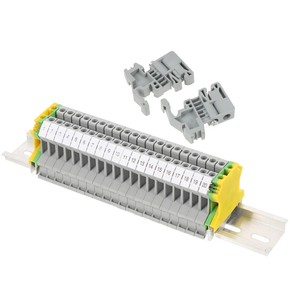 CIRCLE- Rail Connector Square Terminal Accessories Block Grounding Circuit Blocks