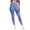 Z01-Blue, variant on Yoga LeggingsWomen's Butt Lifting High Athletic Pants Tummy Control Ruched Leggings Pants (Black, M)