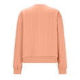 thumbnail image 4 of UQJfacai Bomber Jacket Women Textured Lightweight Zip Up Jackets Fashion Fall Coats Long Sleeve Causal Outerwear with Pockets, 4 of 6