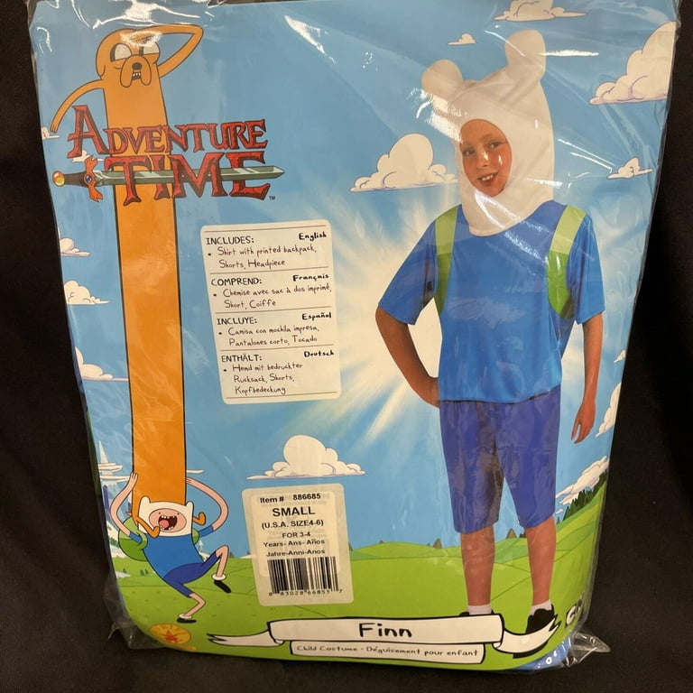 Adventure Time Child's Finn Costume, Small [One Color, Standard