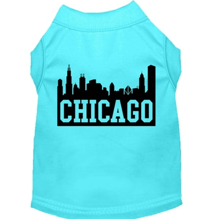 Pet Dog Cat Shirt Screen Printed, "Chicago Skyline"
