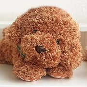 Stuffed Golden Doodle Dog Plush Animals Soft Toy, Gift for Kids, 11" Brown