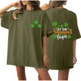 thumbnail image 2 of Pntutb T-Shirt Décontracté à Col Rond Imprimé pour Femme, Coupe Ample, Manches Courtes, Haut Blouse, 2 of 7