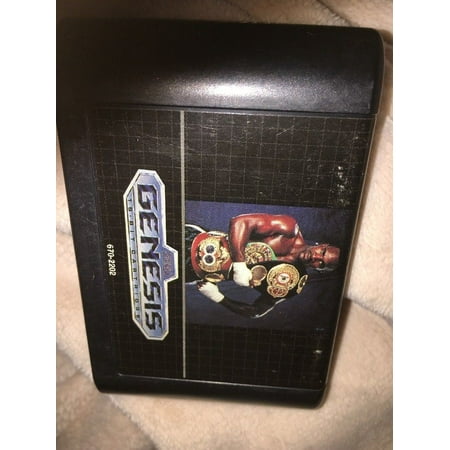 Sega Genesis Evander Real Deal Holyfield's Boxing