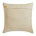 thumbnail image 3 of The HomeCentric Decorative Beige & Wine Pack of 2, 22"x22" (55x55 cm) Throw Pillows, Linen & Velvet Patchwork, Textured, Pintucks & Solid Throw Pillows For Couch, Patchwork Modern Style - One By One, 3 of 3
