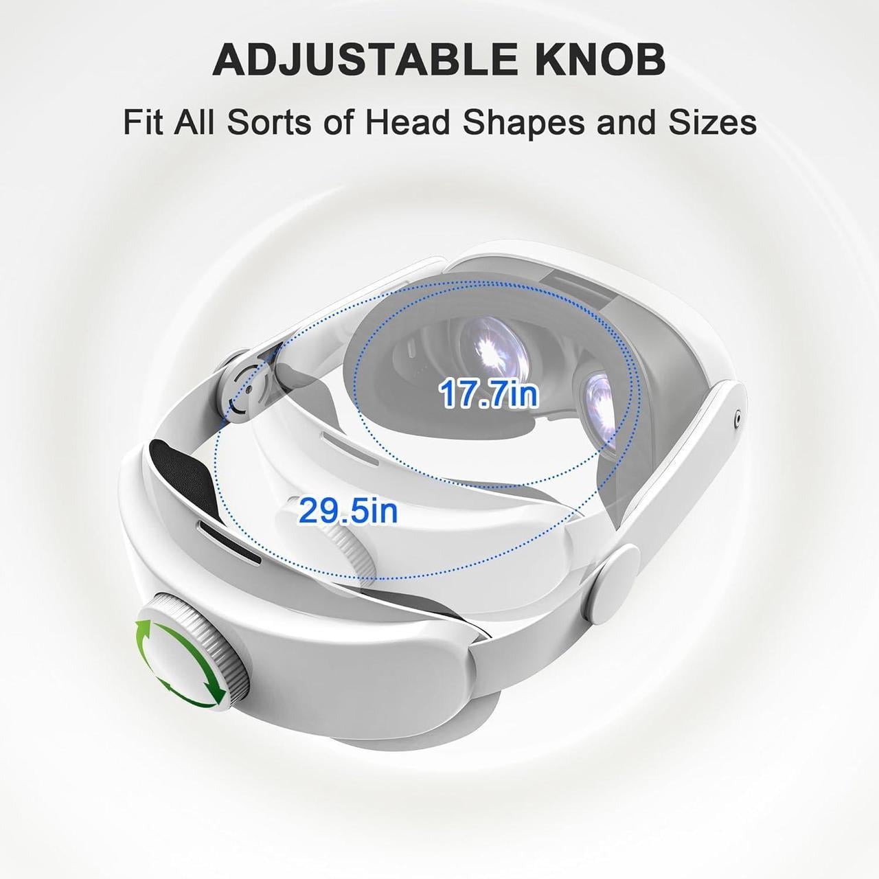 Head Strap for Meta Quest 3S / Quest 3 Adjustable Comfortable Head