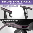 thumbnail image 4 of Soporte para teclado Liquid Stands con ruedas, estilo Z, color negro, 4 of 6