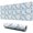 Pioneer Flower Floral, variant on Long Mouse Pads for Desk,Pioneer Flower Floral Print Pattern Desk Mats on Top Of Desks, Desk Mouse Pad Extra Large with 3mm Non-Slip Base and Stitched Edge for Gaming,Office,Work,Home 31.5"x11.8"
