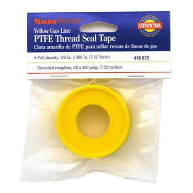 WM Harvey 017065 Yellow 10,000 PSI Gas Line PTFE Thread Seal Tape 1/2 x 260 in. 