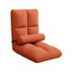 thumbnail image 5 of Silla de suelo con respaldo, plegable, transpirable, para dormitorio, sala de juegos o apartamento. Naranja, 5 of 9