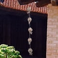thumbnail image 6 of Garden Rain Chains 1M Bird Bath Aluminum Rain Collectors Cups Water Bottom Chain fish, 6 of 8
