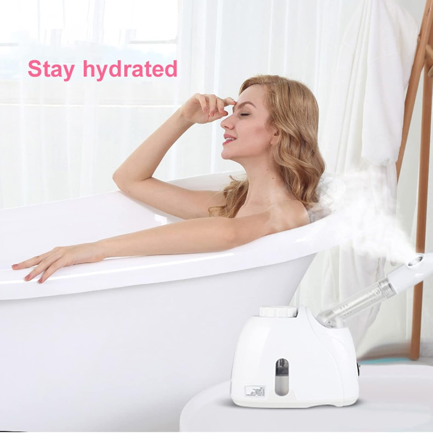 Facial Nano-Ion Warm Mist Face Steamer
