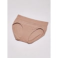 thumbnail image 3 of Blissful Benefits by Warner's Women's No Muffin Top Seamless Hipster Panties 3-Pack, Style RU0503W, 3 of 4