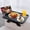 Large Black, variant on Couch Arm Tray,Bamboo Sofa Clip on Side Table,Foldable Couch Armrest Table with 360°Rotating Phone Holder,Anti Slip Food Trays for Eating/Drinks/Snacks/Remotes 15.35" x 9.85"