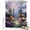 Purple, variant on Shower Curtain Spring Flower Shower Curtains for Bathroom Decor, Waterproof Polyester Shower Curtain Set with Hooks, Extra Long 72" x 84" Colorful Floral Oil Painting
