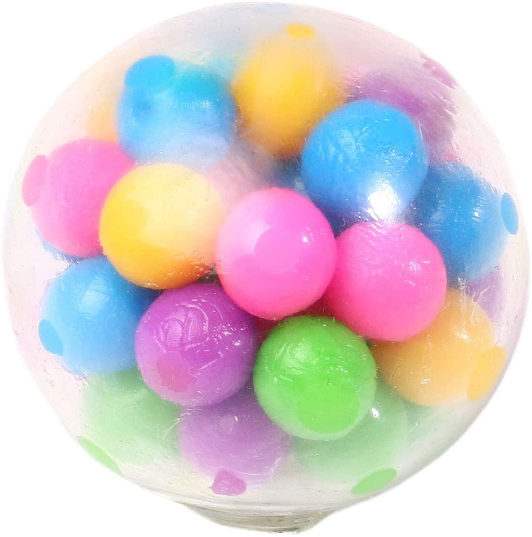 Kit de pelota antitrés DIY de 15 Uds., Kit de bricolaje de piel de bola de prión en blanco con herramienta expansora, crea tu propio juguete antitrés para adultos principiant