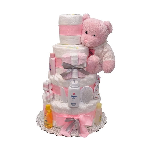 Diaper Cake Walk Diaper Cake, 71 pc, Female