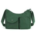 thumbnail image 2 of PULLIMORE Crossbody Bags for Women Waterproof Nylon Shoulder Bag Roomy Casual Messenger Purses Handbags, Green, 2 of 9