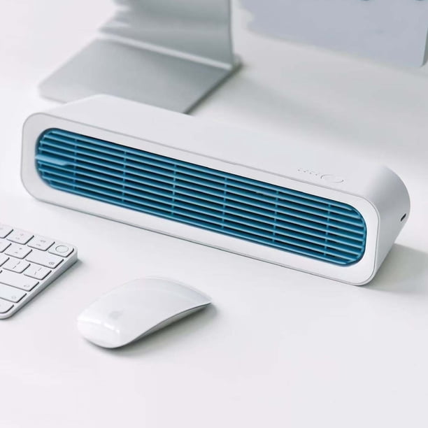Ventilador de pared sin aspas, batería de 10 W y 4000 mAh, silencioso, 45 dB, con control remoto por aplicación para dormitorio, baño, dormitorio, escritorio Yulucky