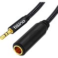 thumbnail image 1 of wonima11 Tisino 1/4 to 3.5mm Adapter, 1/4" Female to 1/8" Male Stereo Audio Adapter for Headphone, Amplifiers, Guitar, Amp etc. - 1ft/30cm, 1 of 1