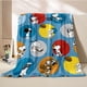 thumbnail image 3 of Manta de perro Snoopy americano, suave y esponjosa, con dibujos animados, tamaño king, de lujo, para niños y adultos, para sofá cama, regalo, 3 of 4
