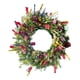 thumbnail image 1 of Corona floral, corona de flores, corona para puerta, decoración para el hogar, corona de flores artificiales para 45cm, 1 of 9