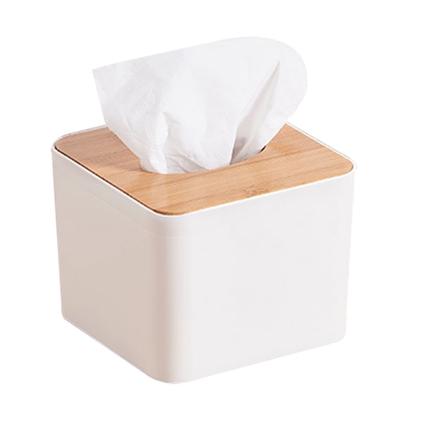 Caja de pañuelos de escritorio, caja de almacenamiento para sala de estar, caja de pañuelos para el hogar MFZFUKR BST3013872-2