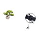 thumbnail image 5 of Árbol bonsái artificial,Árbol bonsái artificial para decoración de escritorio de interior y hogar,Árbol bonsái falso Planta falsa en maceta Planta falsa,Reloj de pared,Reloj de pared con, 5 of 8