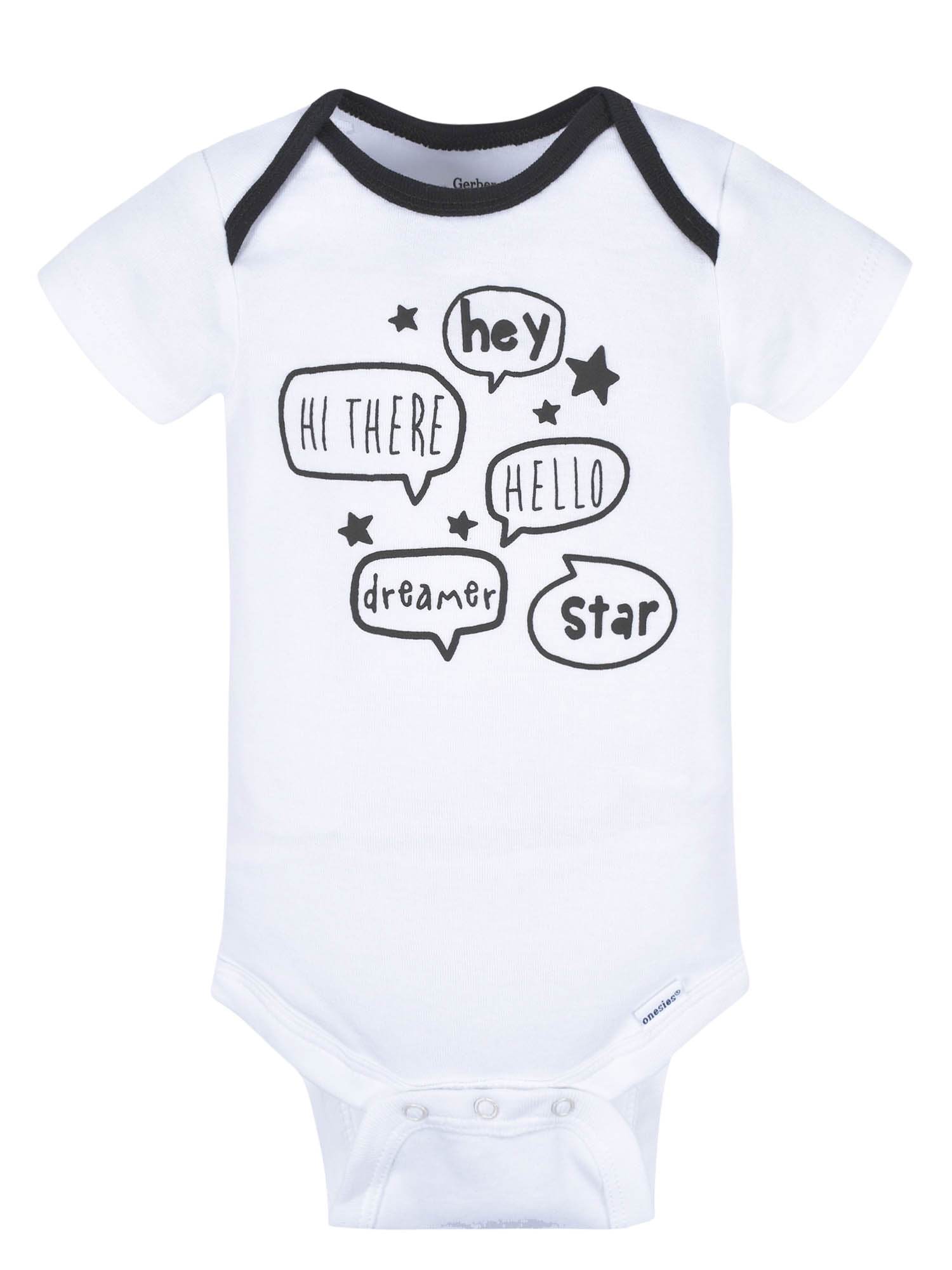 Gerber Baby Boy Short Sleeves Onesies Bodysuits, 8-Pack, Sizes Newborn-12M