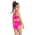 thumbnail image 5 of Fesfesfes Parent-Child Ruffles Ladies Split Two Piece Swimsuit High Waist Top Tie Swimwear Bikini Set, 5 of 6