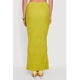 thumbnail image 4 of Women's Textured Knit Twist Front Asymmetrical Slit Skirt, 4 of 4