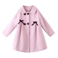 thumbnail image 2 of Spazoro Toddler Girls Jackets, Fall Winter Warm Long Sleeves Casual Cardigans for Kids Girls Pink Size 5 T, 2 of 3