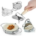 thumbnail image 4 of M Buder Set para Hacer Empanadas y Dumplings de Acero Inoxidable 304, Moldes Manuales, Accesorios de Cocina (18 x 8.5 cm / 7.1 x 3.3 inches), 4 of 9