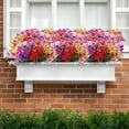 thumbnail image 6 of Inadays Artificial Flowers for Outdoor Indoor, 24 Bundles Fake Plant Colorful Eucalyptus Camellia UV Resistant for Garden Yard Wedding Farmhouse Balcony Porch Patio, 6 of 9