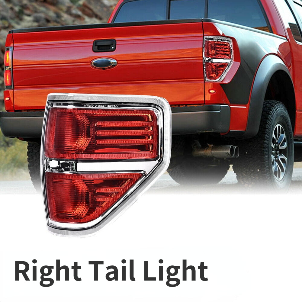 Tail Light Compatible with FORD F-150 2009-2014 RH Lens and Housing Styleside 