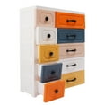 ZhdnBhnos 10 Drawers Dresser Plastic Storage Closet Clothes