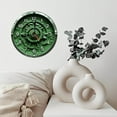 thumbnail image 6 of Green Metal Wall Clock Vintage Style Home Decor 10-Inch Silent Wooden Wall Clock, Battery Operated (AA Batteries Not Included), Artistic Home Decor, 6 of 7