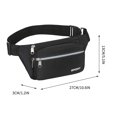 thumbnail image 3 of Bwomeauty Camping Accessories, Fashion Waist Bag Men's And Women's Casual Large Capacity Messenger Bag Men's Mobile Phone Waist Bag, Mens Gifts, 3 of 3