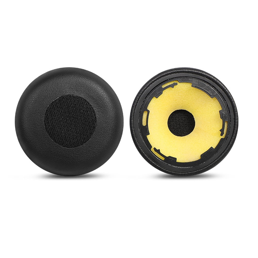1 Pair Replacement Earpads for Jabra Evolve 75 / 75+ UC MS Headsets - Memory Foam Protein Leather Ear Pads Muffs Cushions Repair Parts Restore Comfort