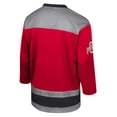 thumbnail image 3 of Men's Colosseum  Scarlet Ohio State Buckeyes Athletic Machine Fashion Hockey Jersey, 3 of 3