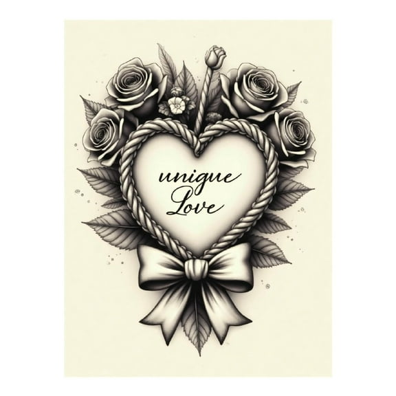 Diamond Art Kit for Adults, Rose Heart Bow Print No.369 Diamond Painting for Adults Beginners, 5D DIY Diamond Art Painting Kits, Colorful Diamond Painting Craft for Home Decor 12x16