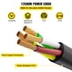 thumbnail image 3 of Cable de extensión para RV VEVOR, 25 pies, 50 A, NEMA N14-50P a N14-50R 125/250 V, 3 of 9
