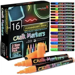 Micador® Dark Arts 6 Color Glow-in-the Dark Paint Pen Set
