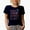 Navy Blue, variant on Coffee, Scrubs & Rubber Gloves, Nurse or Nurses Week Merch Gift, Black T-Shirt, Small