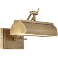 thumbnail image 1 of Possini Euro Design Possini Euro Upton 10"" Wide Plug-in Antique Brass Picture Light, 1 of 5
