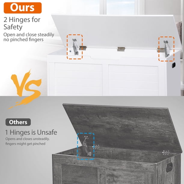 BENCH HOUSING STORAGE BOX！★！！ Amazon.com: HMXD Cedar Wood Deck Box Bench, Storage Box with