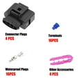 thumbnail image 5 of Unique Bargains 4 Set 4 Pin No.1J0973724 Ignition Coil Coilpack Connector Plug Clip for VW for Audi for Seat for Skoda, 5 of 6