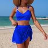 Xucatan Women's Modest Tankini Swimsuits Two Piece with Removable Pads Push Up Tops, High Waisted Bottoms Tummy Control Sporty Swimwear Summer Beach Vacation Gift