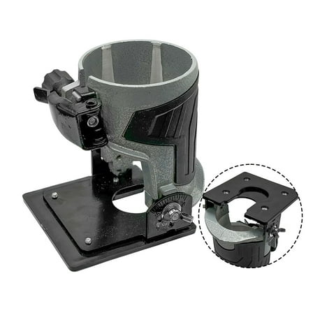Trimmer Router Tilting Base Adjustable for Electirc Or Cordless Wood Handrouters
